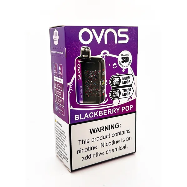 OVNS FIREWORK DISPOSABLE / BLACKBERRY POP / 50MG / 23ML / 50K PUFFS
