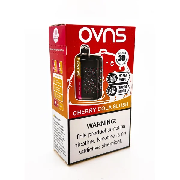 OVNS FIREWORK DISPOSABLE / CHERRY COLA SLUSH / 50MG / 23ML / 50K PUFFS