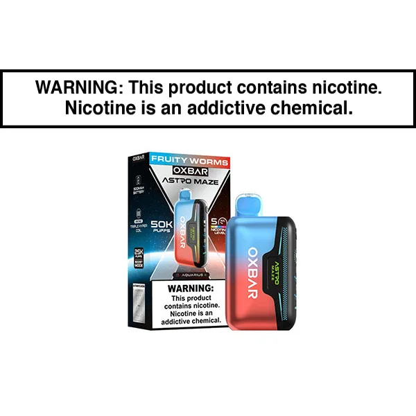 OXBAR ASTRO MAZE 50K DISPOSABLE VAPE - Image 9