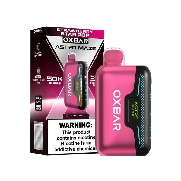 Oxbar Astro Maze 50K Puffs | Nic Control - Vaperushusa Online Vape Store - Image 3