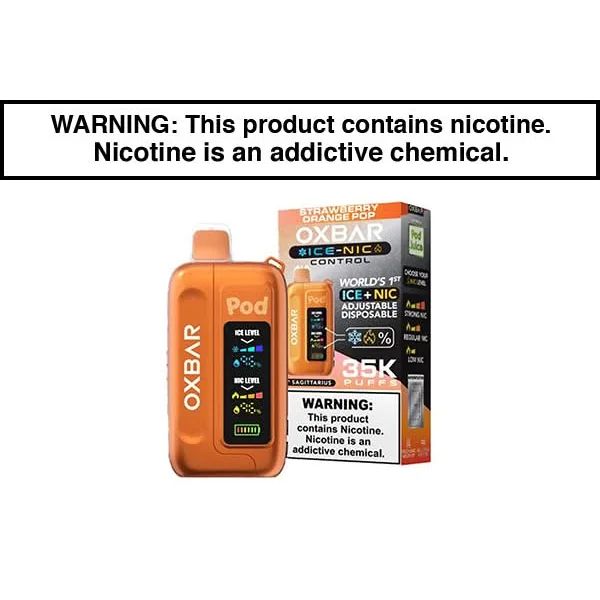 OXBAR ICE-NIC 35K DISPOSABLE VAPE POD JUICE EDITION - Image 11