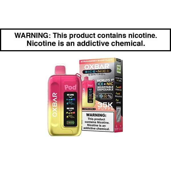 OXBAR ICE-NIC 35K DISPOSABLE VAPE POD JUICE EDITION - Image 13