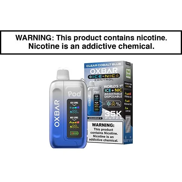 OXBAR ICE-NIC 35K DISPOSABLE VAPE POD JUICE EDITION - Image 16