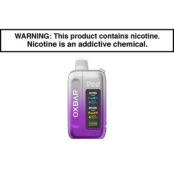 OXBAR ICE-NIC 35K DISPOSABLE VAPE POD JUICE EDITION - Image 19