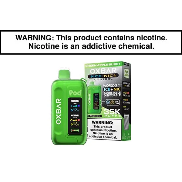 OXBAR ICE-NIC 35K DISPOSABLE VAPE POD JUICE EDITION - Image 3
