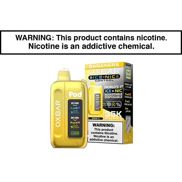 OXBAR ICE-NIC 35K DISPOSABLE VAPE POD JUICE EDITION - Image 21