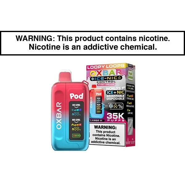 OXBAR ICE-NIC 35K DISPOSABLE VAPE POD JUICE EDITION - Image 25