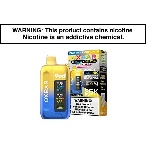 OXBAR ICE-NIC 35K DISPOSABLE VAPE POD JUICE EDITION - Image 26