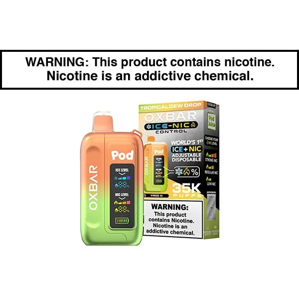 OXBAR ICE-NIC 35K DISPOSABLE VAPE POD JUICE EDITION - Image 30