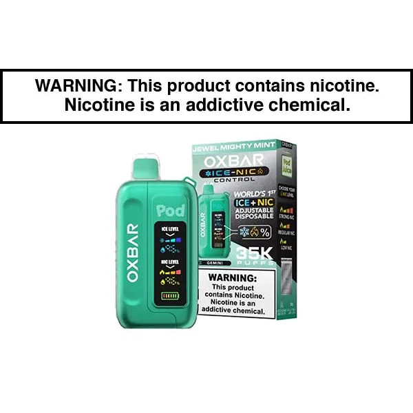 OXBAR ICE-NIC 35K DISPOSABLE VAPE POD JUICE EDITION - Image 5