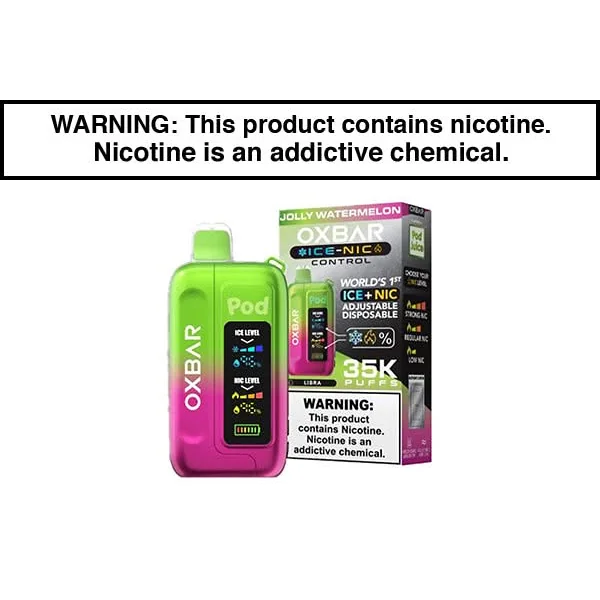 OXBAR ICE-NIC 35K DISPOSABLE VAPE POD JUICE EDITION - Image 7