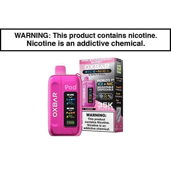 OXBAR ICE-NIC 35K DISPOSABLE VAPE POD JUICE EDITION - Image 8