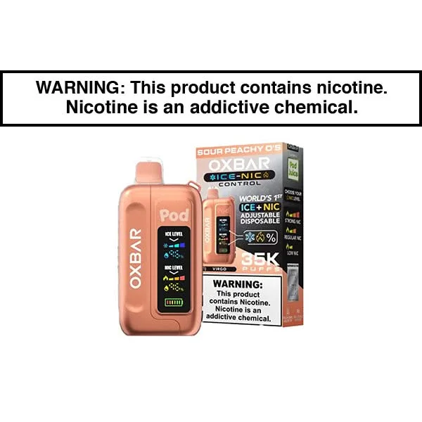 OXBAR ICE-NIC 35K DISPOSABLE VAPE POD JUICE EDITION - Image 10
