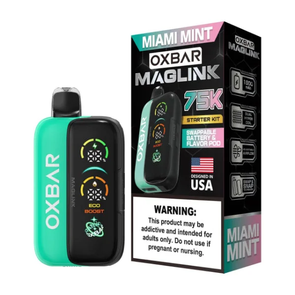 Oxbar Maglink Nixodine Kit 75,000 Puff Disposable - Image 8