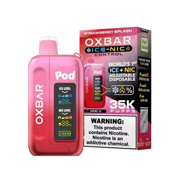 OXBAR x Pod Juice Ice-Nic Control | 35,000 Puffs - Vaperushusa Online Vape Store - Image 9