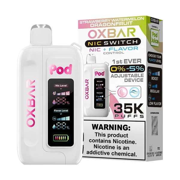 OXBAR X Pod Juice Nic Switch 35K Disposable Vape 5% - Image 11