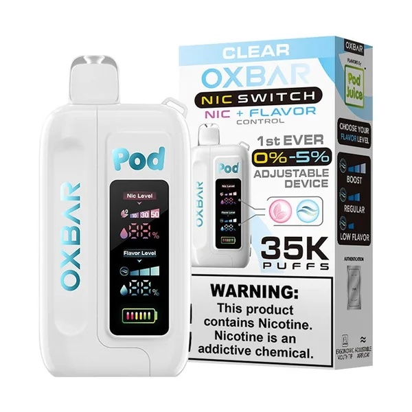 OXBAR X Pod Juice Nic Switch 35K Disposable Vape 5% - Image 12