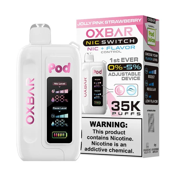 OXBAR X Pod Juice Nic Switch 35K Disposable Vape 5% - Image 3