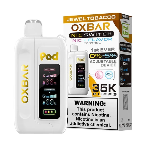 OXBAR X Pod Juice Nic Switch 35K Disposable Vape 5% - Image 4