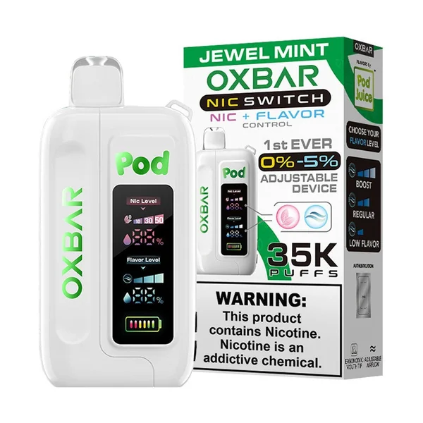 OXBAR X Pod Juice Nic Switch 35K Disposable Vape 5% - Image 6