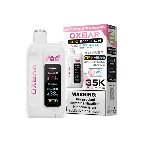 OXBAR x Pod Juice NIC SWITCH 35K Disposable - Vaperushusa Online Vape Store - Image 6