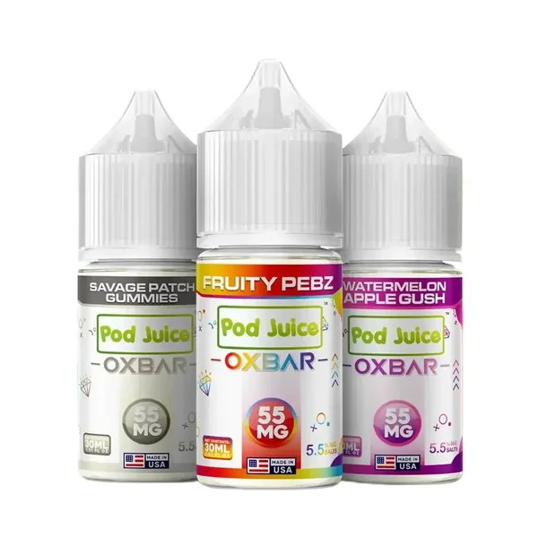 OXBAR x Pod Juice Salt E-Liquid Series - Vaperushusa Online Vape Store