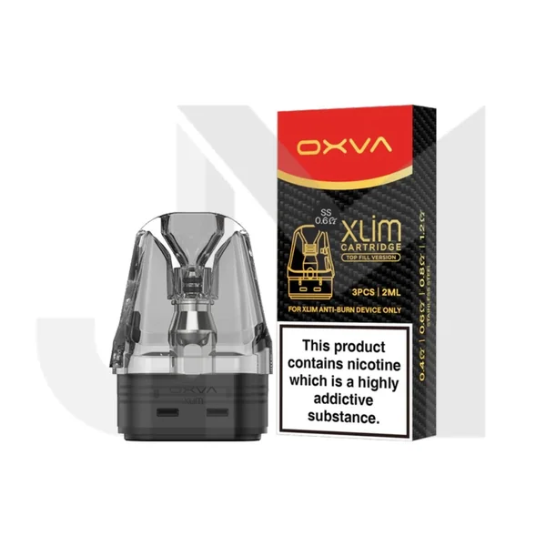 OXVA Xlim SS Replacement Pods (0.6Ohm, 0.8Ohm, 1.2Ohm) - Image 2