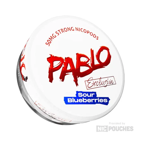 Pablo Exclusive Sour Blueberries 30mg Nicotine Pouches (5 Pack)