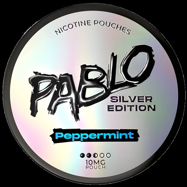 Pablo Silver Edition Peppermint 10mg Nicotine Pouches (5 Pack)