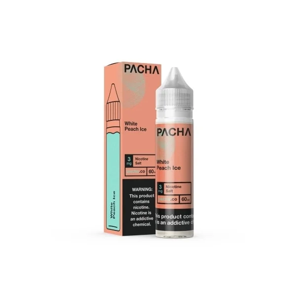 Pacha E-Liquid - White Peach Ice - 60ml