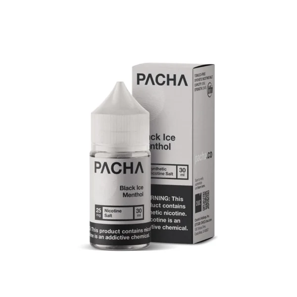 Pacha Salt E-Liquid - Black Ice Menthol - 30ml