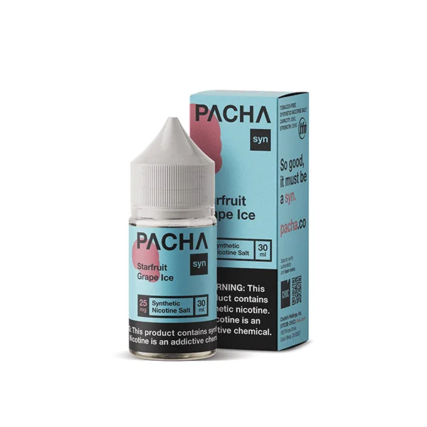 Pacha Salt Starfruit Grape Ice eJuice