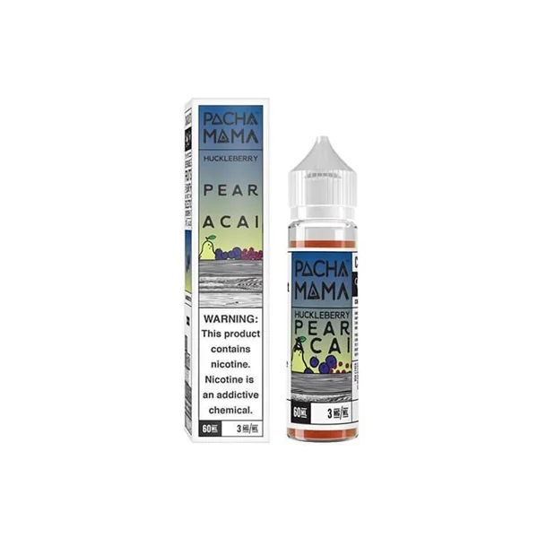 Pachamama Huckleberry Pear Acai E-Liquid 60ml $7.99