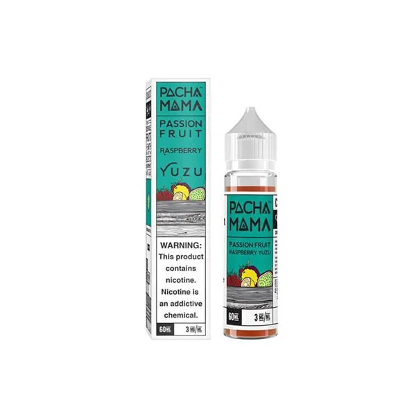 Pachamama Passionfruit Raspberry Yuzi E-Liquid 60ml $7.99