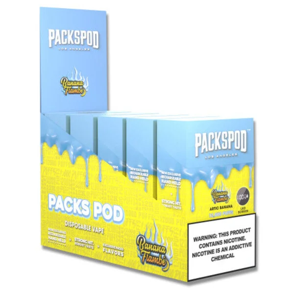 Packspod 12,000 Puffs Disposable Vape 5% 18mL