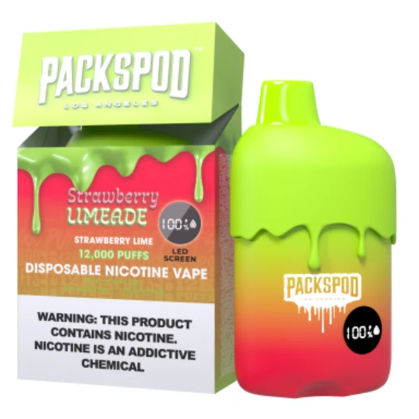 Packspod 12,000 Puffs Disposable Vape 5% 18mL - Image 2