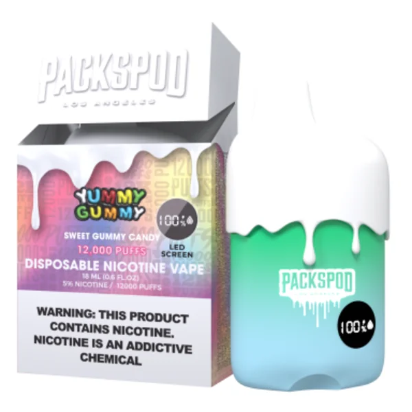 Packspod 12,000 Puffs Disposable Vape 5% 18mL - Image 4