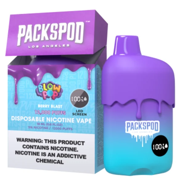 Packspod 12,000 Puffs Disposable Vape 5% 18mL - Image 9