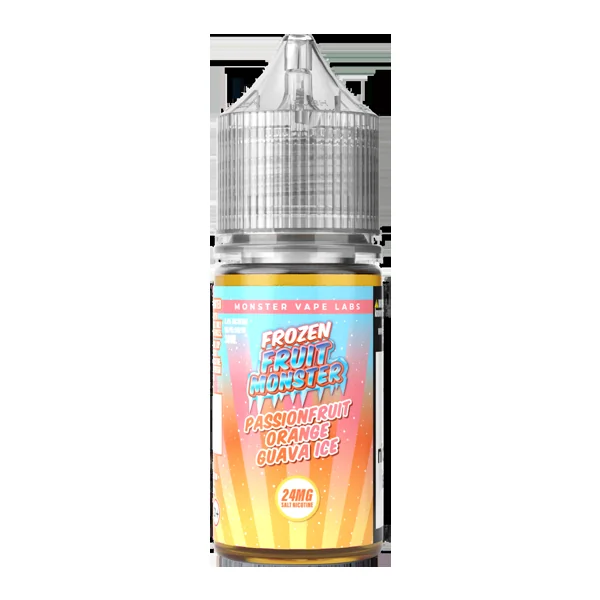 Passion Fruit Orange Guava Ice Frozen Fruit Monster Salt by Monster Labs