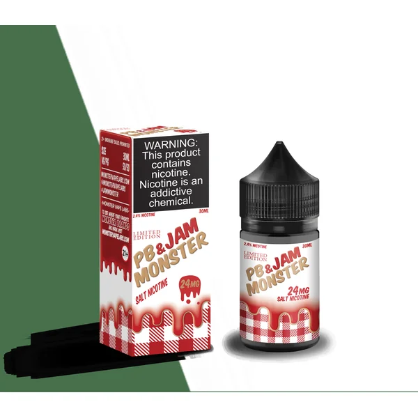 PB And Strawberry SALT - Jam Monster - 30mL