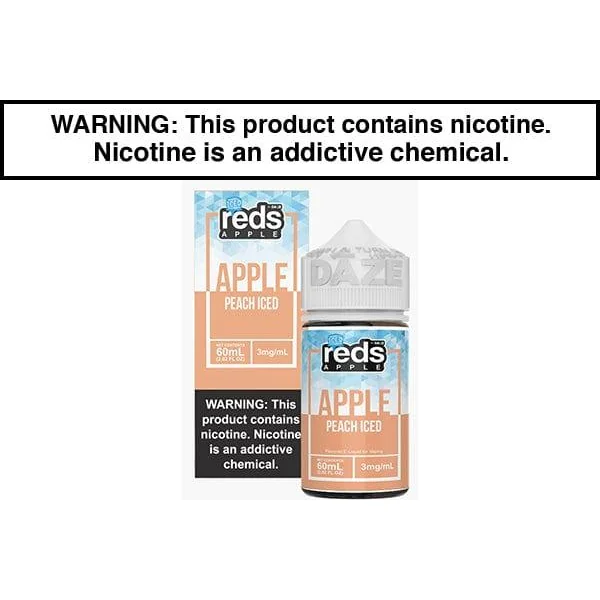 PEACH APPLE ICED BY REDS E JUICE 60ML/100ML
