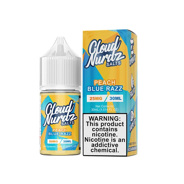Peach Blue Razz by Cloud Nurdz Salt 30ml