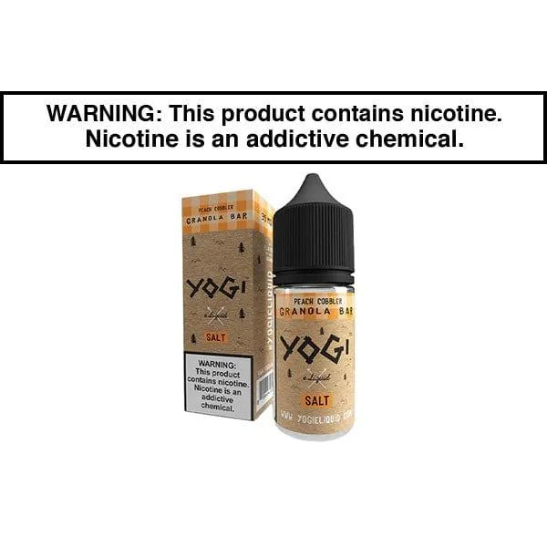 PEACH COBBLER GRANOLA BAR BY YOGI SALT 30ML