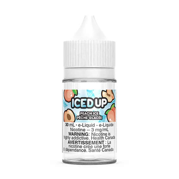 Peach Ice Iced Up E-Liquid | 60mL Free Base - VapeLoft - Image 2