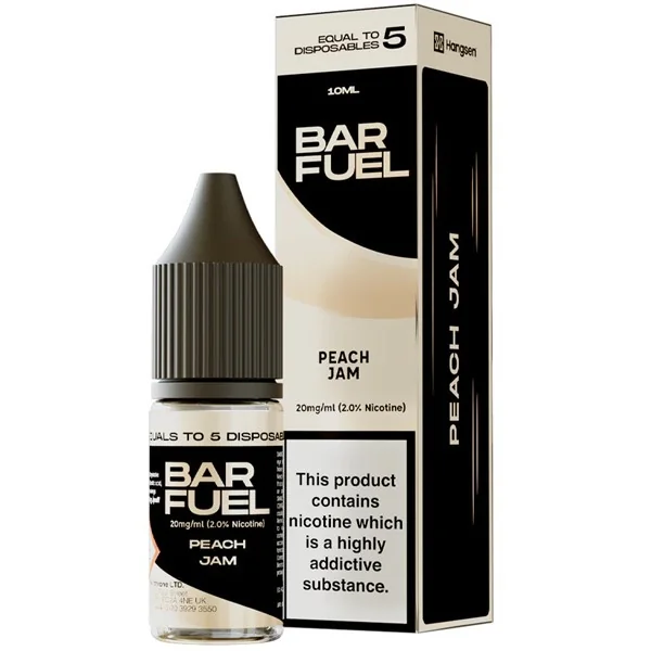 Peach Jam Bar Fuel Nic Salt E Liquid 10ml by Hangsen