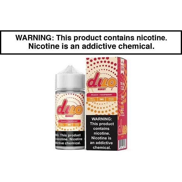 PEACH RASPBERRY BY BURST DUO 60ML/100ML - Image 2