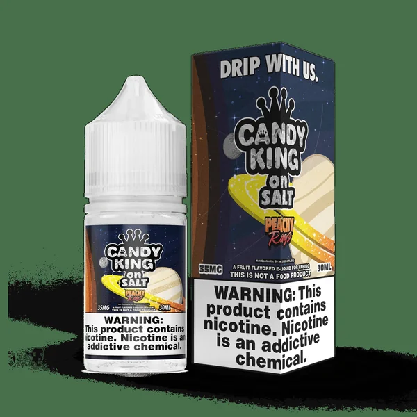 Peachy Rings SALT - Candy King On SALT - 30mL