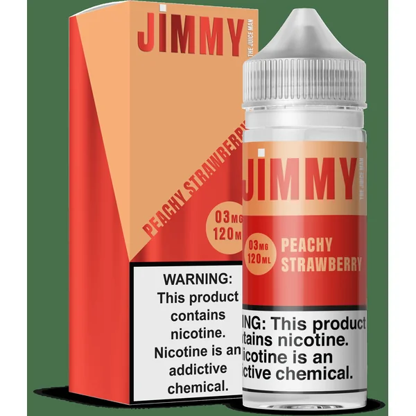 Peachy Strawberry - Jimmy The Juice Man - 120mL