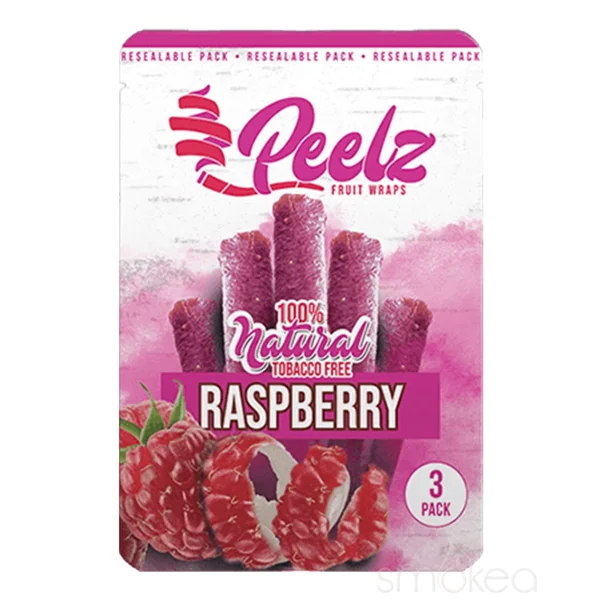 Peelz Fruit Blunt Wraps - Raspberry (3-Pack)