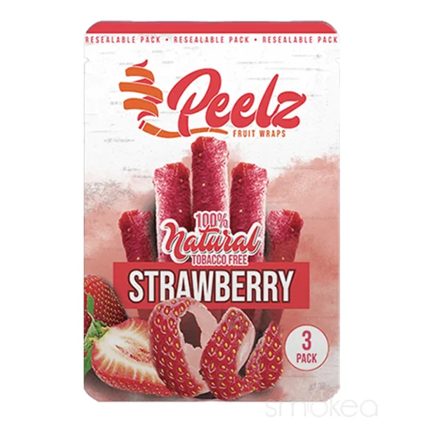 Peelz Fruit Blunt Wraps - Strawberry (3-Pack)